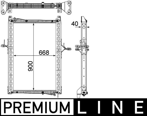 Mahle CR1160000P - Radiator, engine cooling