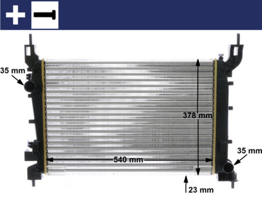 Mahle CR1193000S - Radiator, engine cooling