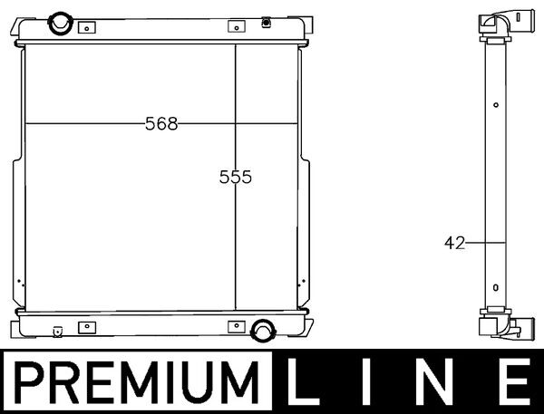 Mahle CR1216000P - Radiator, engine cooling