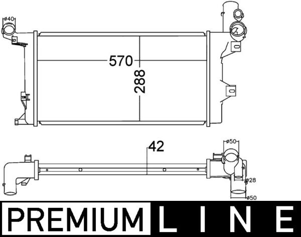 Mahle CR1218000P - Radiator, engine cooling