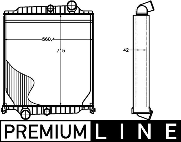 Mahle CR1225000P - Radiator, engine cooling