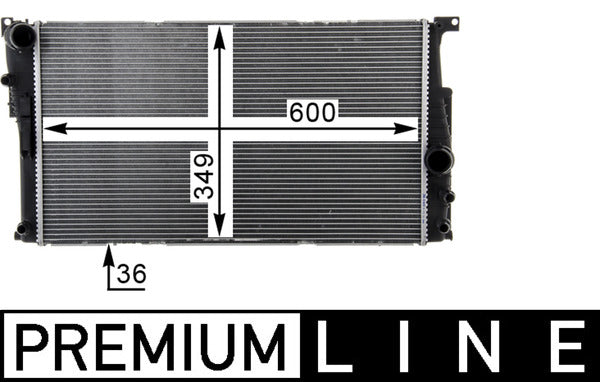 Mahle CR1725000P - Radiator, engine cooling