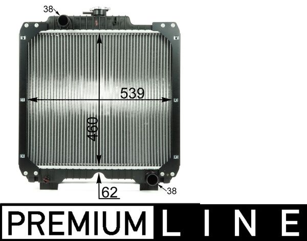 Mahle CR1936000P - Radiator, engine cooling