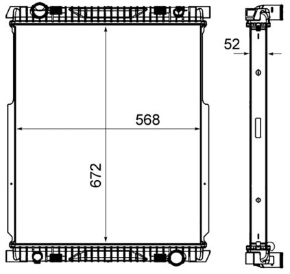 Mahle CR2089000P - Radiator, engine cooling