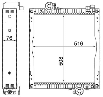 Mahle CR216000S - Radiator, engine cooling