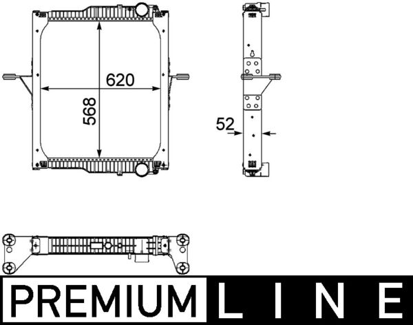 Mahle CR821000P - Radiator, engine cooling