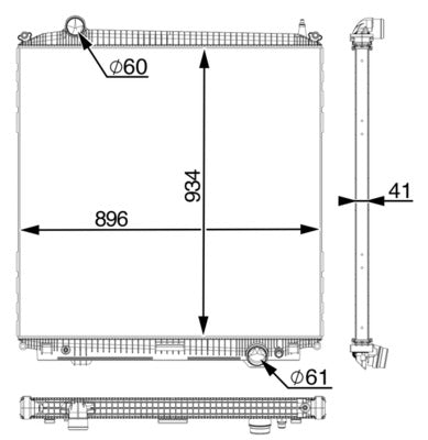 Mahle CR2390000P - Radiator, engine cooling