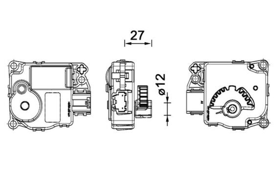 Mahle AA59000P - Actuator, blending flap