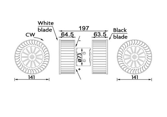 Mahle AB192000S - Interior Blower