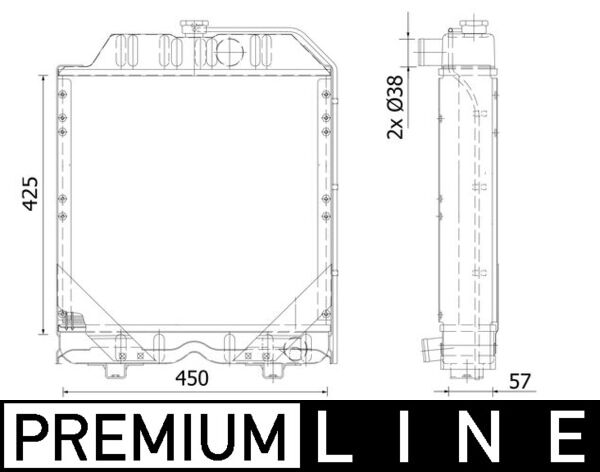 Mahle CR2291000P - Radiator, engine cooling