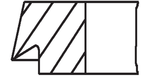 Mahle 20542N0 - Piston Ring Kit