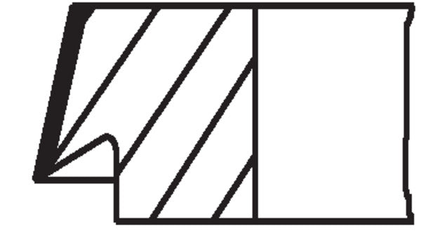 Mahle 20537N0 - Piston Ring Kit