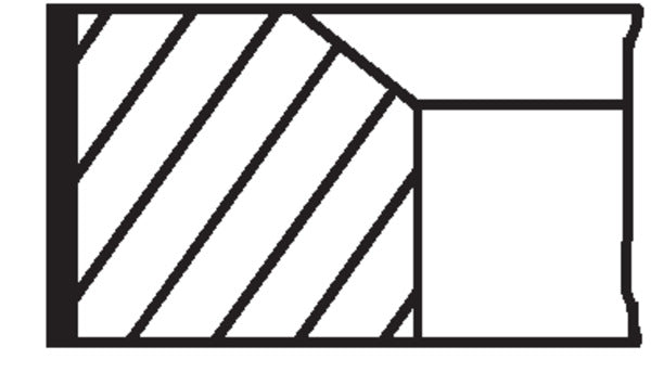 Mahle 00176V0 - Piston Ring Kit