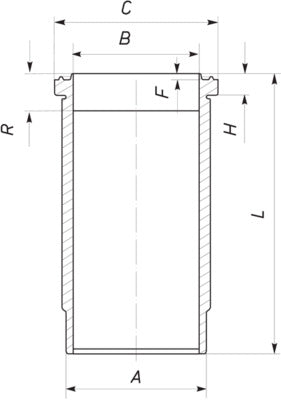 Mahle 037WN4701 - Cylinder Liner
