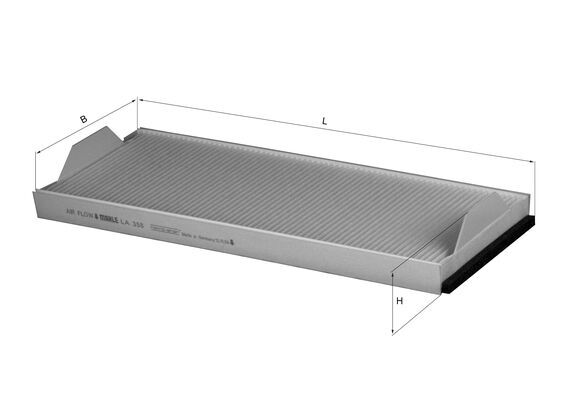 Mahle LA358 - Filter, cabin air