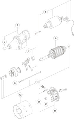Mahle MS414 - Starter