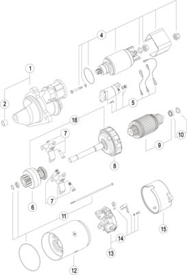 Mahle MS419 - Starter
