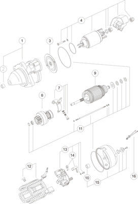 Mahle MS336 - Starter