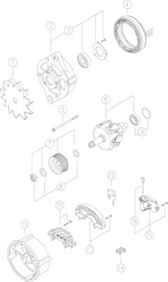 Mahle MG18 - Alternator