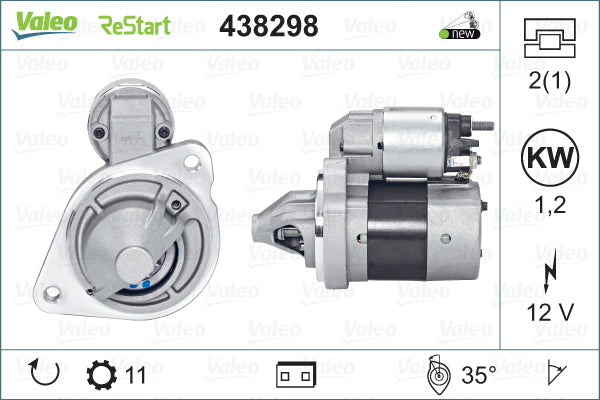 VALEO VAL438298 Starter