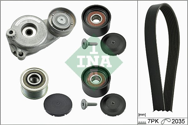 INA 529005021 V-Ribbed Belt Set