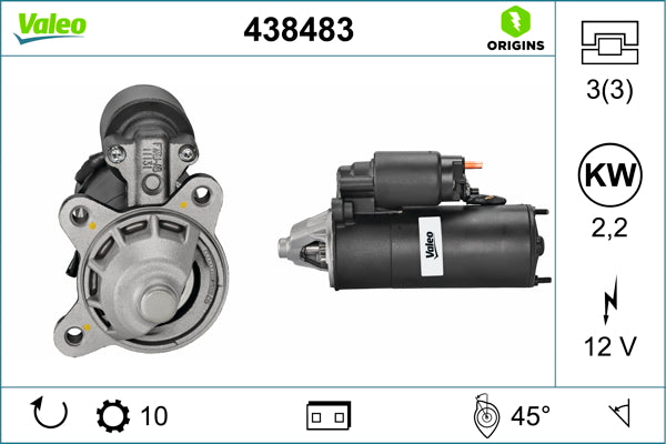 VALEO VAL438483 Starter