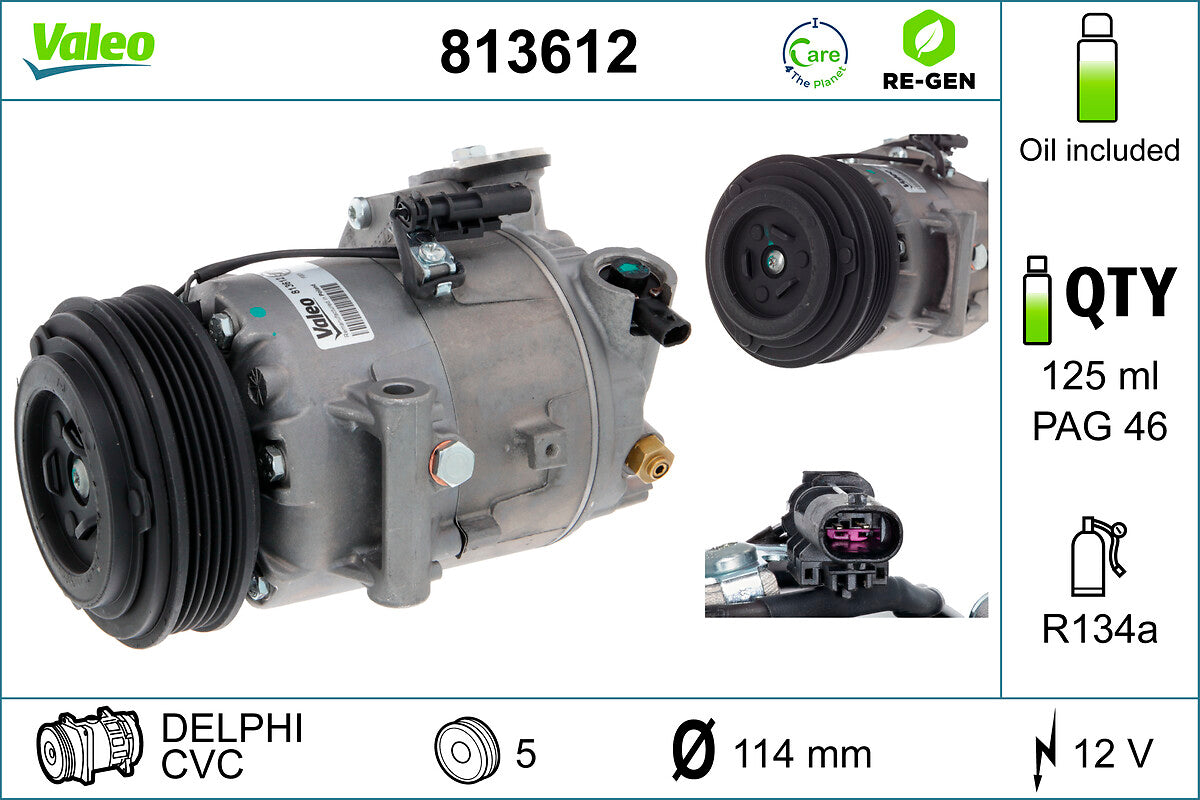 VALEO VAL813612 Air Conditioning Compressor